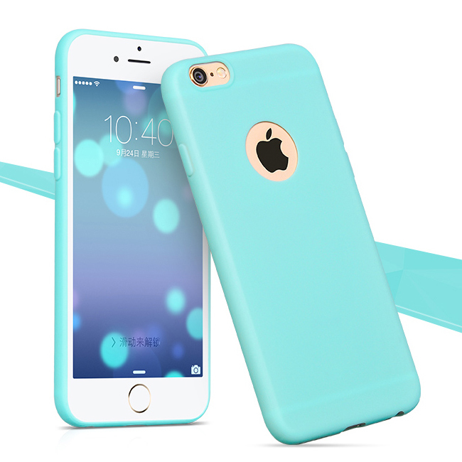 Бампер для iPhone 6s (голубой) купить в СПБ