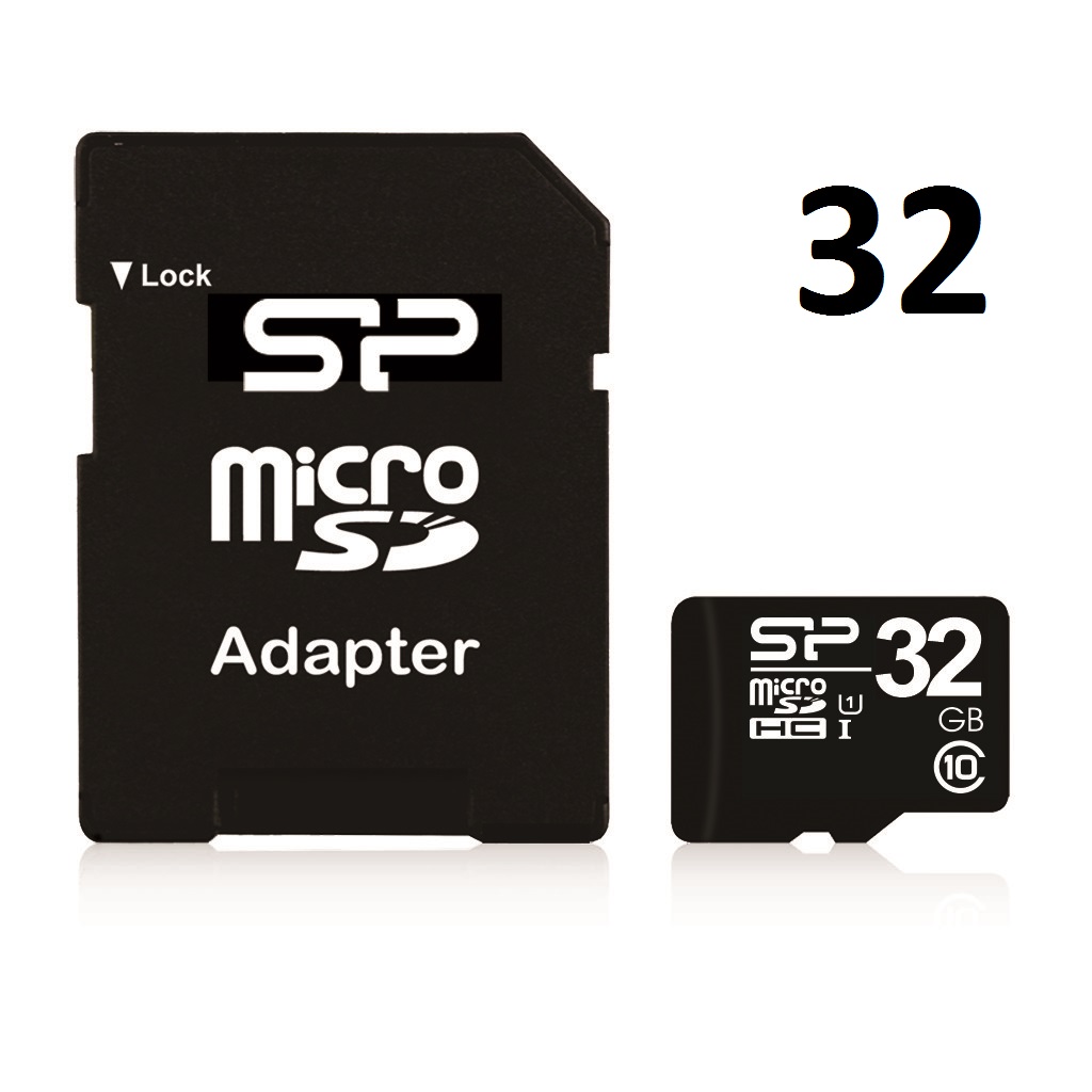 Карта памяти micro sd 32Gb 10 class c переходником на Sd купить в СПБ