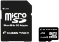 Карта памяти microSD 4Gb 10 class + переходник купить в СПБ